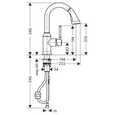 Смеситель для кухни Hansgrohe - Talis Classic (14864000) Смеситель для кухни Hansgrohe - Talis Classic (14864000)