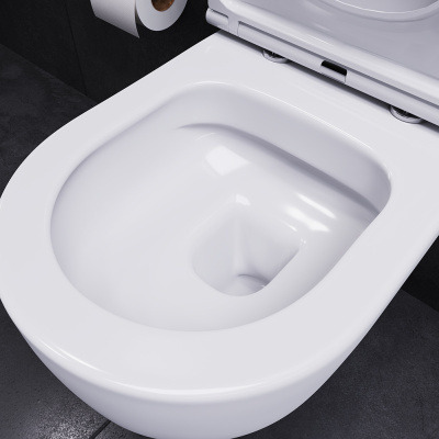 Damixa Sirius подвесной унитаз безободковый с сиденьем микролифт (DX86C1700SC)