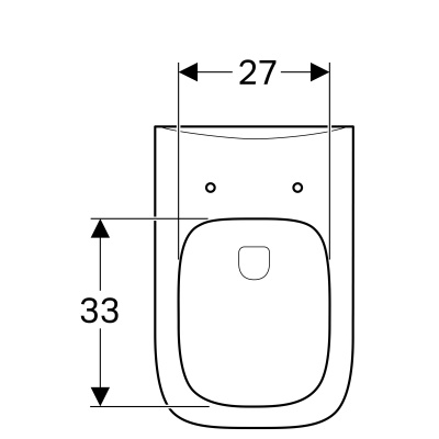 Унитаз подвесной безободковый Geberit Renova Plan (202170000)
