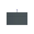 AM.PM INSPIRE V2.0, База под раковину, подвесная, 100 см, 3 ящика, push-to-open, графит мат. (M50AFHX1003GM)