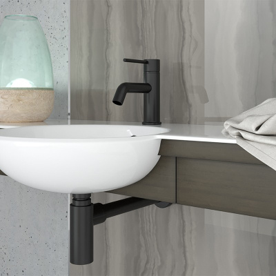 Сифон PAINI Cox, черный брашированный PVD (PZ) (78PZ849) Сифон PAINI Cox, черный брашированный PVD (PZ) (78PZ849)