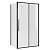 Душ.ограждение NG-84-14AB-A100B-34 (140*100*195) прямоуг,раздвижн,черный матов,стекло прозрачн., 2 места (NG-84-14AB-A100B-34)