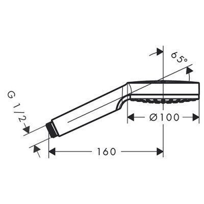 Ручной душ Hansgrohe - Crometta 1jet (26333400)