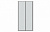Душевая дверь в нишу BRAVAT LINE (BD100.4121A)