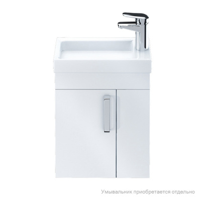 Тумба с умывальником, 40 см, подвесная, полки справа, TORR, IDDIS (TOR40WRi95K)