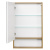 Зеркальный шкаф Aquaton Сканди 55 Белый/Дуб Рустикальный (1A252102SDZ90)