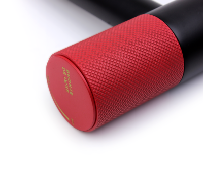 Смеситель низкий AVANTGARDE черный/ красный (2010RH)