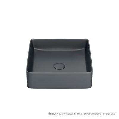 Серый матовый умывальник накладной, Slide, IDDIS (SLIGM01i27)