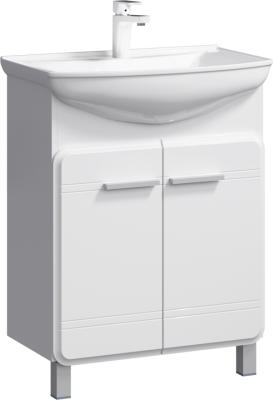 Напольная тумба Aqwella Corsica с двумя дверьми с умывальником (Kor.01.06 Стиль 65) Напольная тумба Aqwella Corsica с двумя дверьми с умывальником (Kor.01.06 Стиль 65)