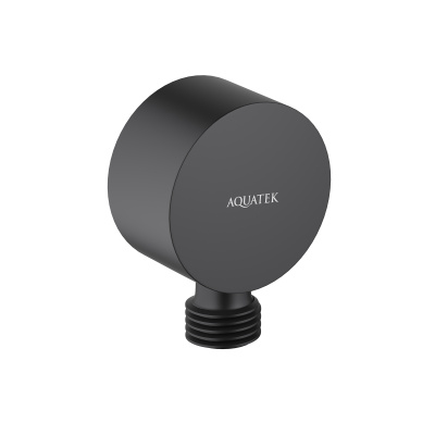 Шланговое подсоединение AQUATEK, матовый черный (AQ2457MB)