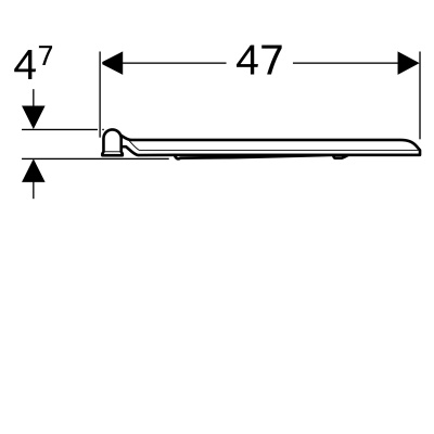Сиденье для унитаза Geberit 
Renova Comfort
 (572840000)