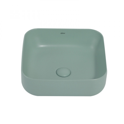 Раковина накладная ABBER Rechteck светло-зеленая матовая (AC2211MCG)