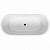 Ванна акриловая RIHO INSPIRE 160 VELVET - Белый MATT/ Черный MATT  160x75x59 (BD1022000000000)