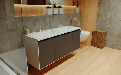 Умывальник ESSE от 165x60х13 (D F 850/1) Умывальник ESSE от 165x60х13 (D F 850/1)