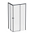 Душевое ограждение Am.Pm X-Joy Square Slide 100х80, черный, прозрачное (W94G-403-10080-BТ)