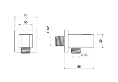 Шланговое подсоединение с держателем AQUATEK (AQ2463CR)