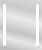 Зеркало с подсветкой CERSANIT LED 020 base 60*80, (KN-LU-LED020*60-b-Os) 