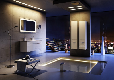 Подвесная тумба Aqwella Malaga 120см (Mal.01.12) Подвесная тумба Aqwella Malaga 120см (Mal.01.12)