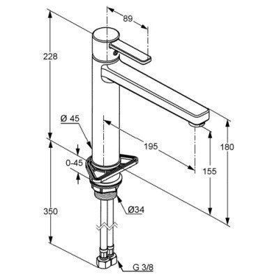 Смеситель для кухни Kludi - Zenta (389730575)