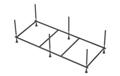 Рама 1Marka сварная ПУ 150*70 (03спу1570)
