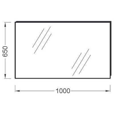 Зеркало Jacob Delafon Ola 100 (EB1099-RU)