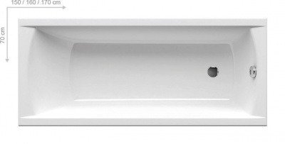 Ванна акриловая Ravak - Classic 150 (C521000000) Ванна акриловая Ravak - Classic 150 (C521000000)