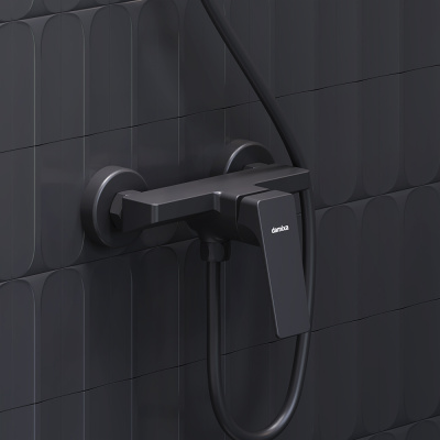 Смеситель для душа Damixa Merkur, чёрный (402000300)