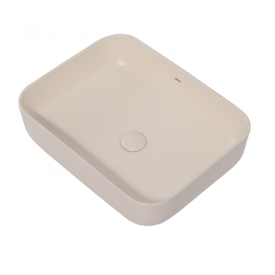Раковина накладная ABBER Rechteck светло-бежевая матовая (AC2202MBE)