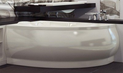 Ванна из литьевого мрамора Esse - Flores 149x101.5 Правая