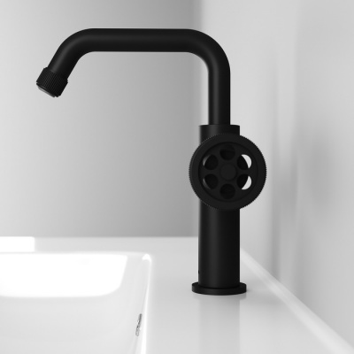 Смеситель для умывальника, черный, Grange, IDDIS (GRABLR0i01)