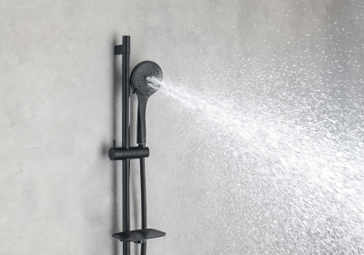 Ручной душ 3jet AQUATEK, матовый черный (AQ2003MB)