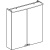 Зеркальный шкафчик Geberit Option Basic, белый, с подсветкой, шириной 60 см (500.273.00.1)