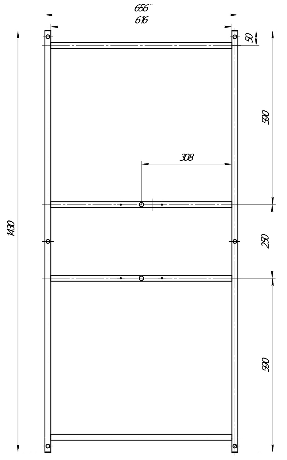 Рама 1Marka разборная ПУ 150*70 (03пу1570)