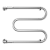Водяной полотенцесушитель Terminus М-образный 1" БШ 600х500 (4620768881411)