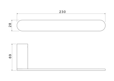 Полотенцедержатель AQUATEK ЛИРА (AQ4419CR) Полотенцедержатель AQUATEK ЛИРА (AQ4419CR)