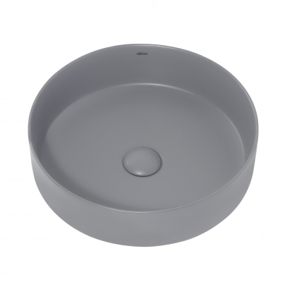 Раковина накладная ABBER Bequem серая матовая (AC2109MG)
