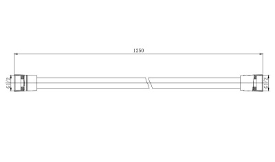 Шланг для душа 125см AQUATEK, матовый черный (AQ2110MB) Шланг для душа 125см AQUATEK, матовый черный (AQ2110MB)