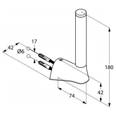 Держатель для бумаги Kludi - Ambienta (5397205)
