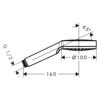 Ручной душ Hansgrohe - Crometta (26331400)