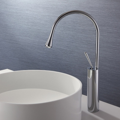 Смеситель высокий для раковины SCANDI хром (9015C)