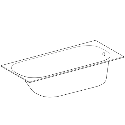 Ванна прямоугольная ванна 170x75 Geberit SOANA (554.006.01.1) Ванна прямоугольная ванна 170x75 Geberit SOANA (554.006.01.1)