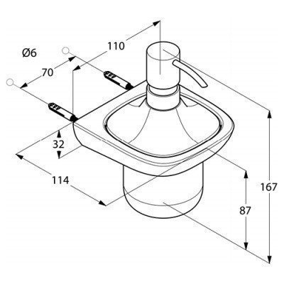 Дозатор для мыла Kludi - Ambienta (5397605)