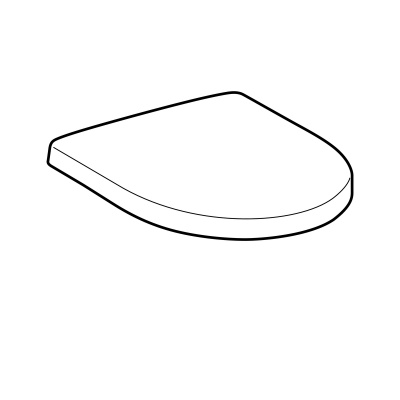 Сиденье для подвесного унитаза Geberit 
Renova Plan
 (573075000)