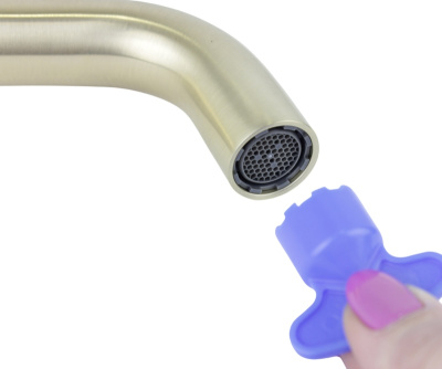 Смеситель для раковины настенный 1760's матовое золото (5530CG)