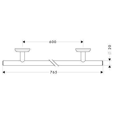Полотенцедержатель Hansgrohe - Logis Classic (41616000) Полотенцедержатель Hansgrohe - Logis Classic (41616000)