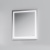 AM.PM Универсальное зеркало настенное с контурной LED-подсветкой, 65 см (M91AMOX0651WG)