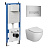 Комплект 3 в 1: инсталляция 900.K31.01.000+клавиша 700.K31.03.110.110 хром матовый+унитаз GR-4411SQ (97.4411SQ.03.110)