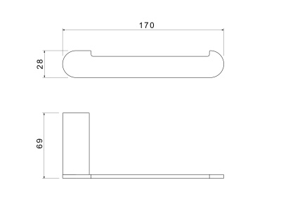 Бумагодержатель AQUATEK ЛИРА (AQ4408CR)