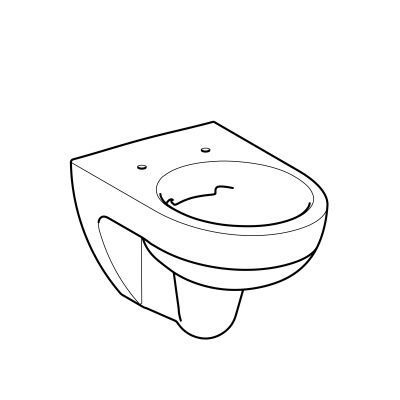 Унитаз подвесной безободковый Geberit Renova (203050000)