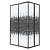 Душевое ограждение Niagara Eco NG-1018-14QBLACK (100х80х190) прямоугольник,раздвижное,черный,стекло мозаика,1 место (NG-1018-14QBLACK)